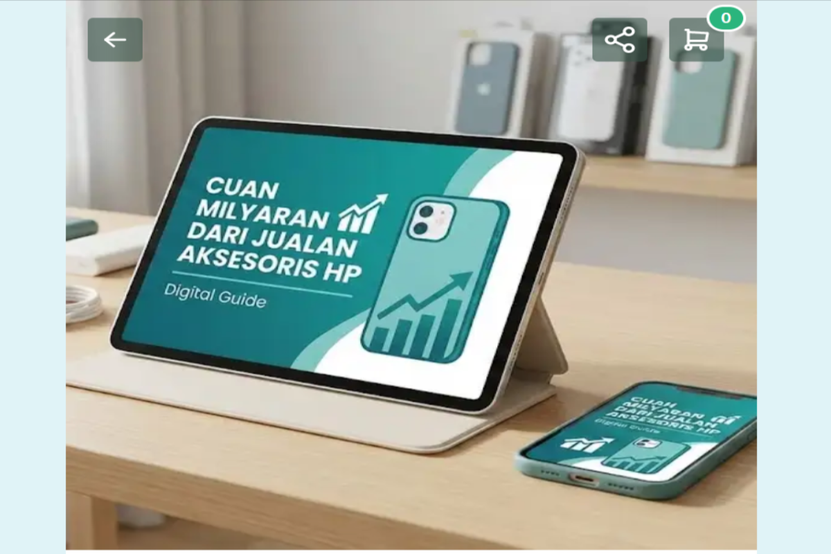 Cuan Milyaran Dari Aksesoris HP - Tutorial Praktis Menghasilkan Dari Konter
