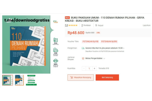 Download Gratis EBook Griya Kreasi 110 DENAH RUMAH PILIHAN - PANDUAN ARSITEKTURAL