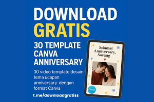 Download Gratis Template Canva Anniversary Siap Pakai dan Menghasilkan