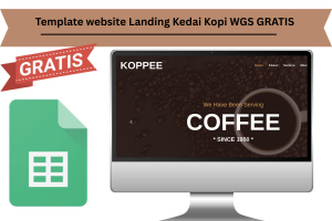 Template website Landing Kedai Kopi WGS GRATIS 