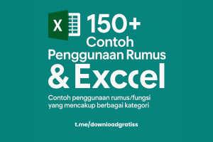 Download Gratis EBook 150 Rumus Excel Paling Lengkap