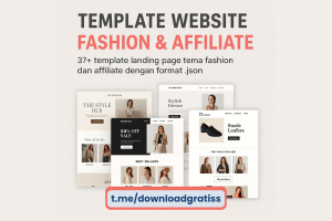 Download Gratis 37+ Template Website Wordpress Elementor Niche Fashion & Affiliate 