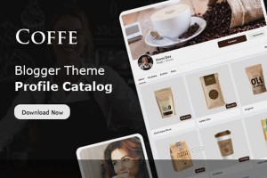 Download Template Caffe Blogger