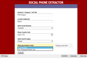 Social Phone Extractor – Phone and Whatsapp Extractor