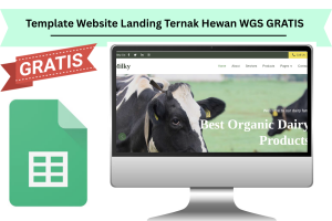 Template Website Landing Ternak Hewan WGS GRATIS 