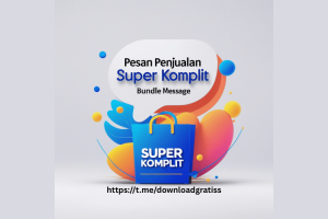 Bundle Template Script Pesan Penjualan Super Komplit