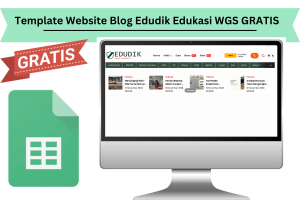 Template Website Blog Edudik Edukasi WGS GRATIS 