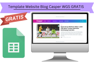 Template Website Blog Casper WGS GRATIS 