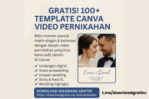 Download Gratis 100+ Template Canva Pernikahan (Wedding Video Templates)