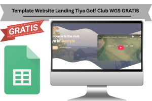 Template Website Landing Tiya Golf Club WGS GRATIS 