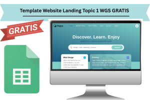 Template Website Landing Topic 1 WGS GRATIS 