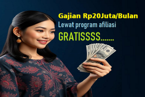 Gajian Rp.20 Juta Perbulan Dari Program Afiliasi
