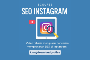 Download Gratis Ecourse SEO - Instagram rahasia menguasai pencarian Instagram 