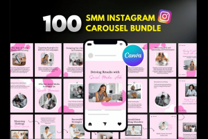 Download Gratis 100+ SMM Carousel Canva Template premium