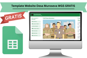 Template Website Desa Muroseva  WGS GRATIS 