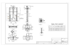 Gambar Standar Pintu Angkat Baja
