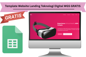 Template Website Landing Teknologi Digital WGS GRATIS 