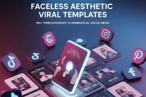 Download Gratis Faceless Aesthetic Canva Viral Template Konten Estetik Viral di Semua Sosmed!
