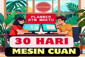 Planner ATM Waktu - 30 Hari Mesin Cuan 